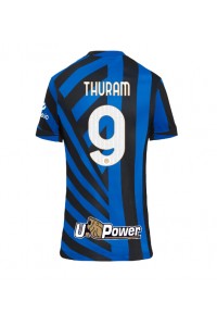 Inter Milan Marcus Thuram #9 Voetbaltruitje Thuis tenue Dames 2024-25 Korte Mouw